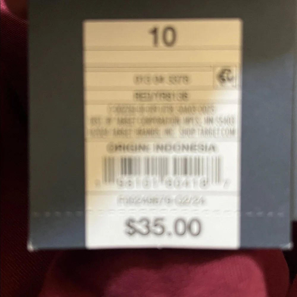 Universal Thread Women's Burgundy Pants - Picture 5 of 6